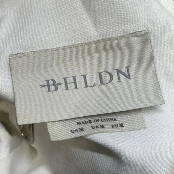 BHLDN Women's Dress Mini Back Lace Size M White - Picture 5 of 10